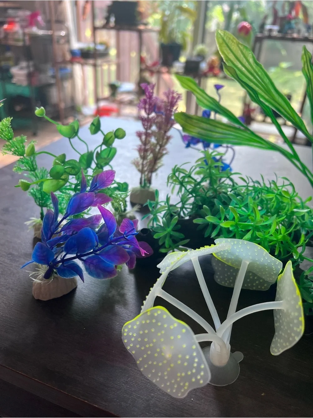 15 Piece Assorted Artificial Aquarium Plants